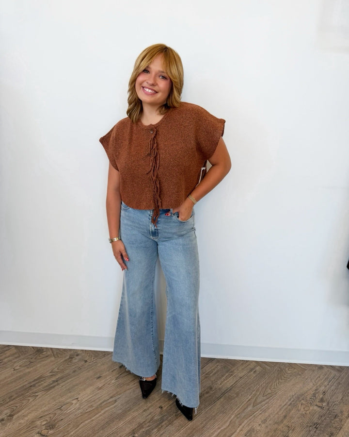 Sachi Vestsleeveless knit