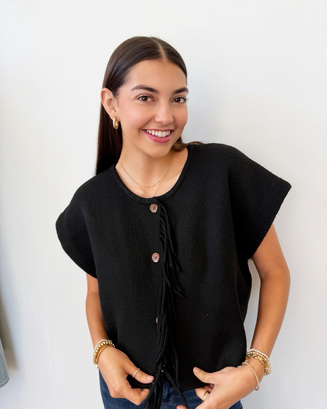 Sachi Vestsleeveless knit