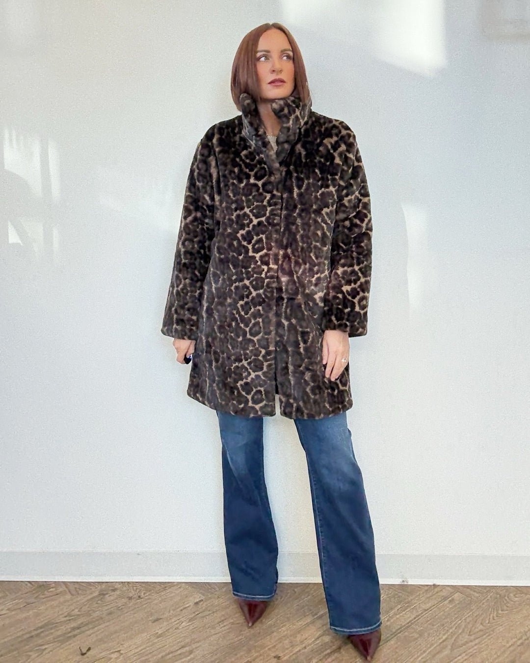 Sadira Faux Furfaux fur coat