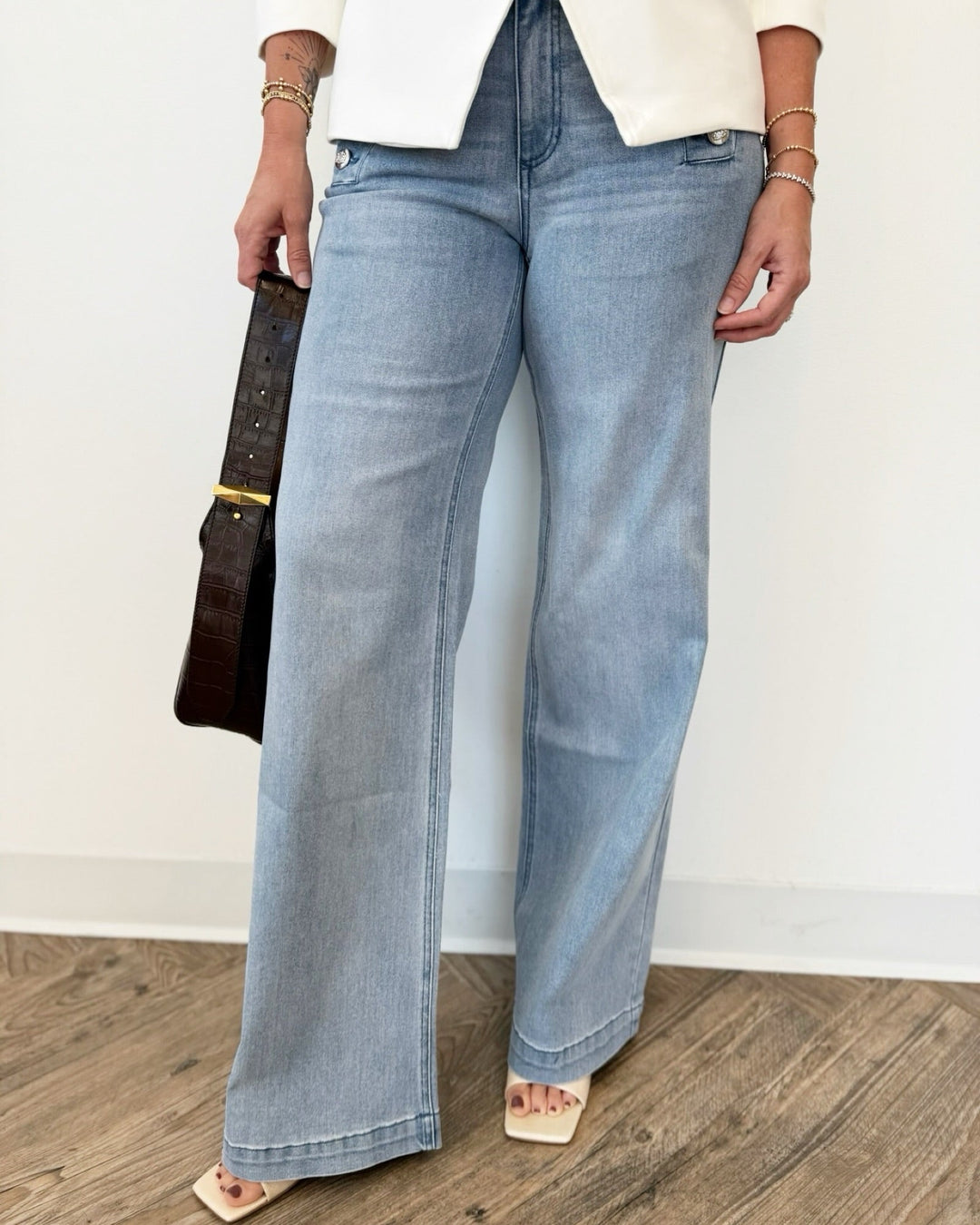 Sailor Mid Rise Wide Leg Jeanswide leg jeans