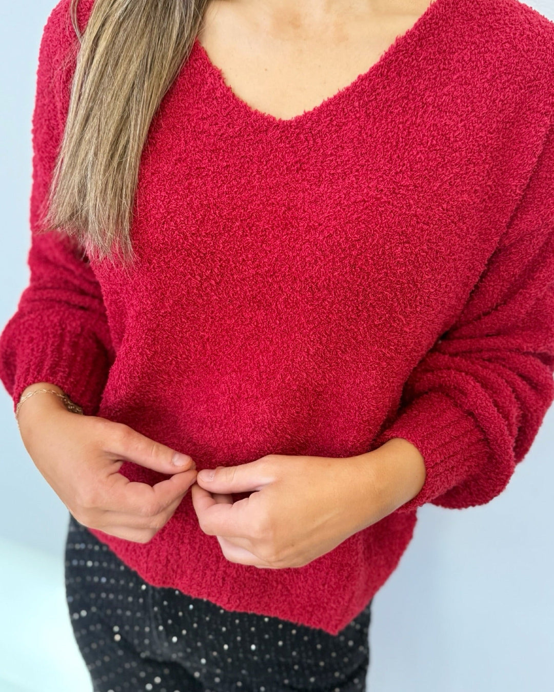 Samson Soft Knit V Neck SweaterKNIT SWEATER