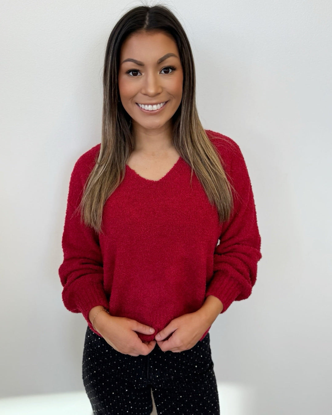 Samson Soft Knit V Neck SweaterKNIT SWEATER