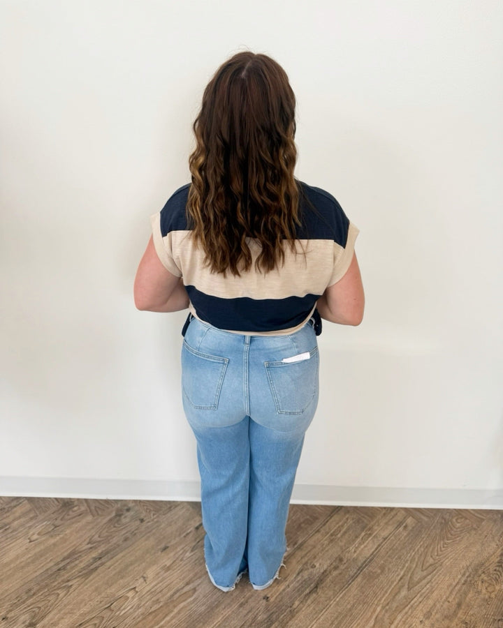 Sanctuary All Day Ruched Teeshort sleeve top