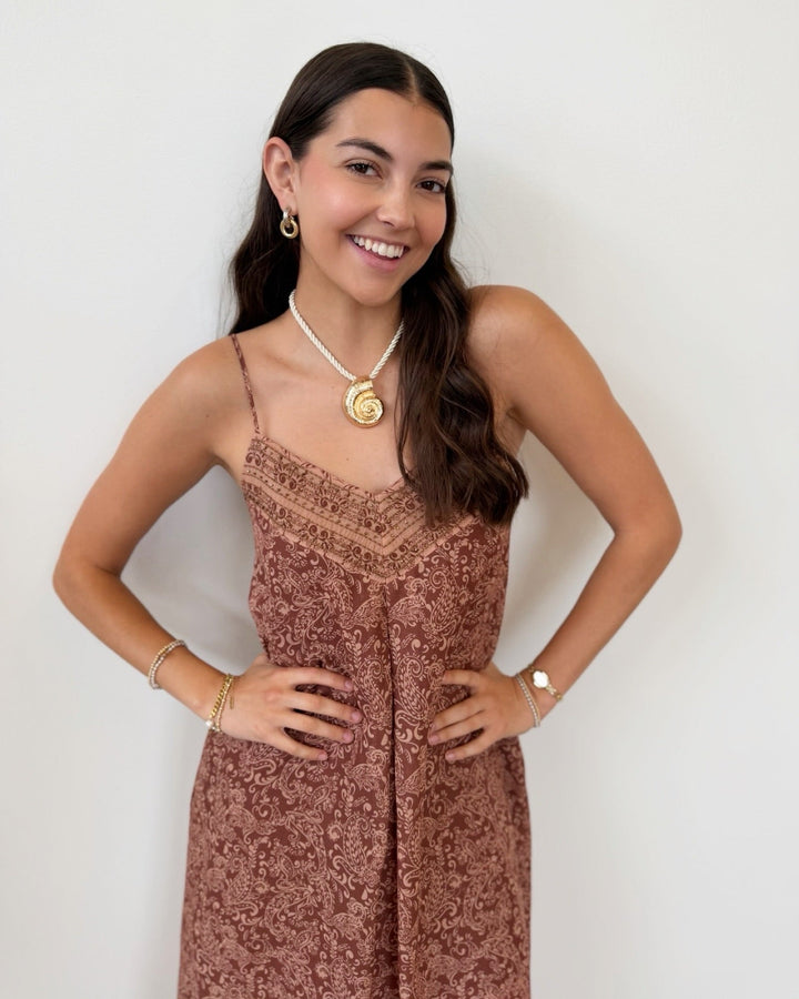 Sanctuary Coastal V-Neck Maxi Dresssleeveless maxi dress