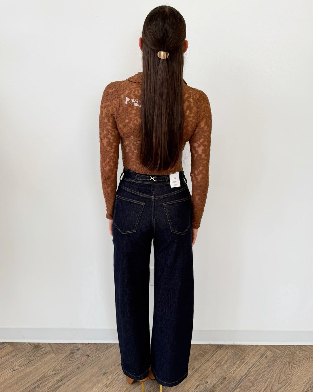 Sanctuary Dreamer Lace Shirtlong sleeve top