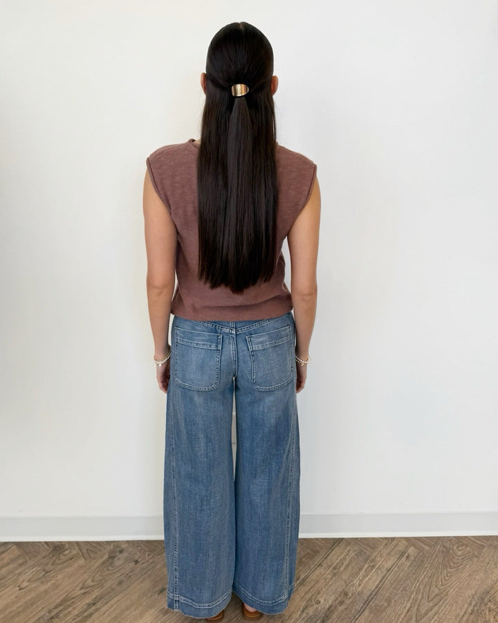 Sanctuary Easy Sweater Teeshort sleeve knit