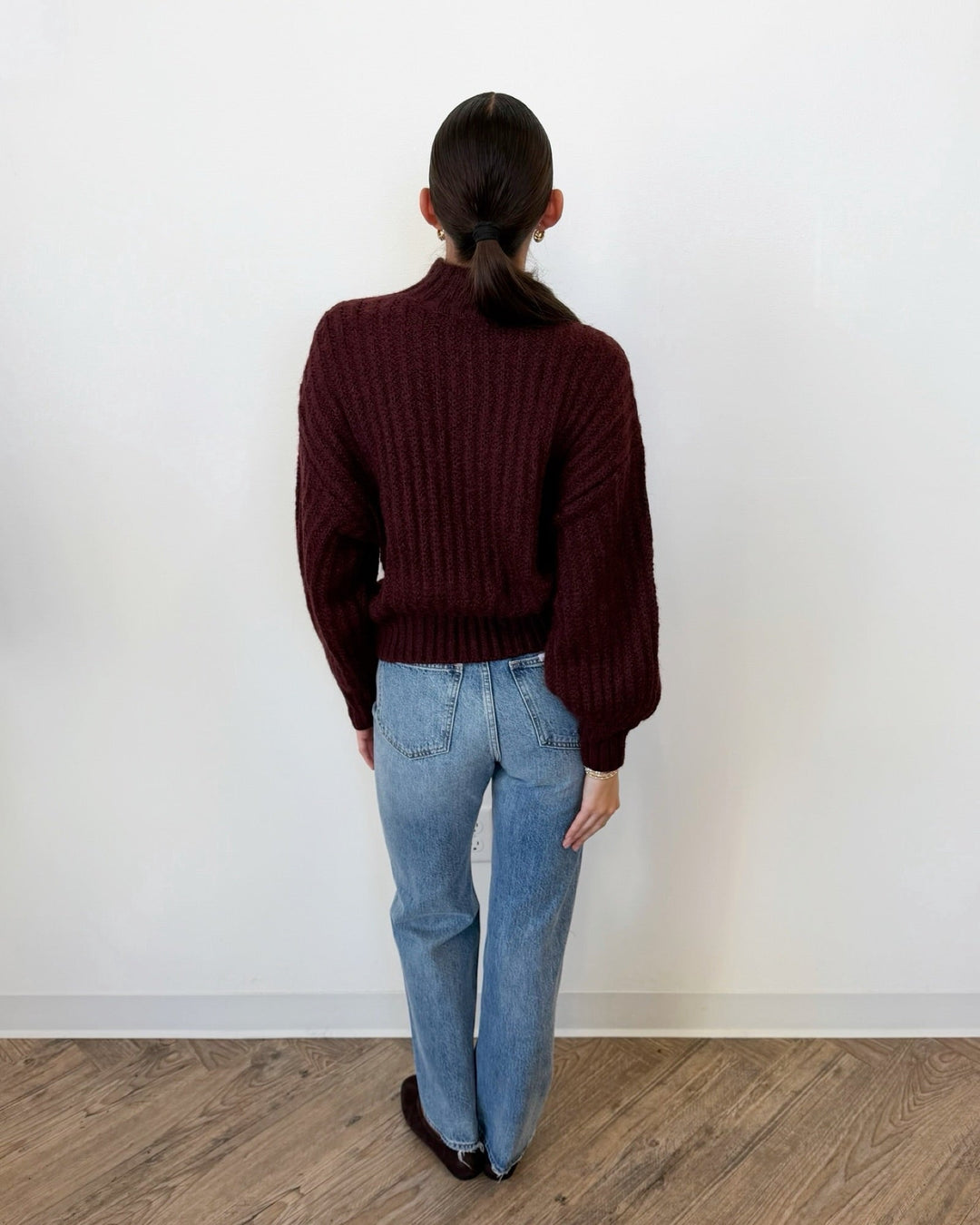 Sanctuary Kacey Ribbed Sweaterlong sleeve knit