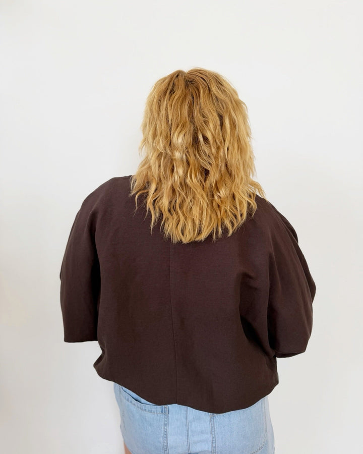 Sanctuary Linen Bubble Jacketjacket
