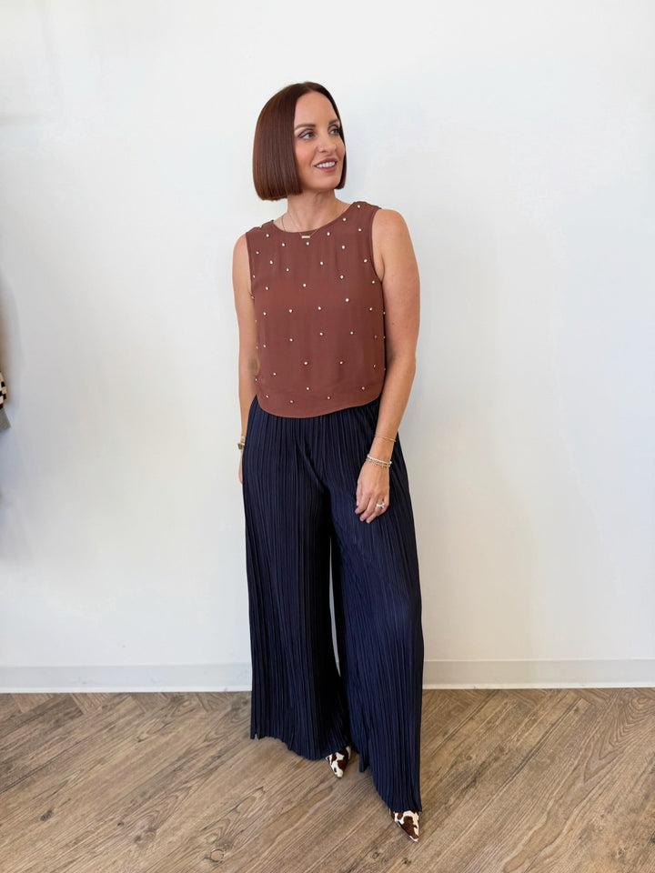 Sanctuary Margo Embellished Shell Topsleeveless top