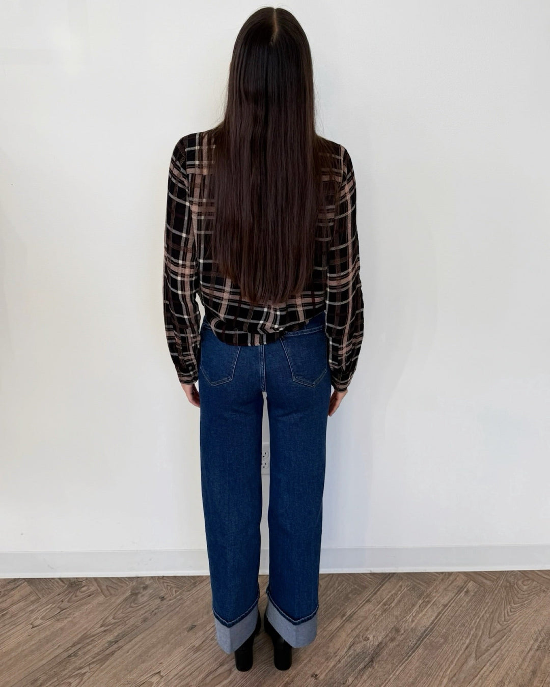 Sanctuary Meet in Paris Tie Neck Blouselong sleeve blouse