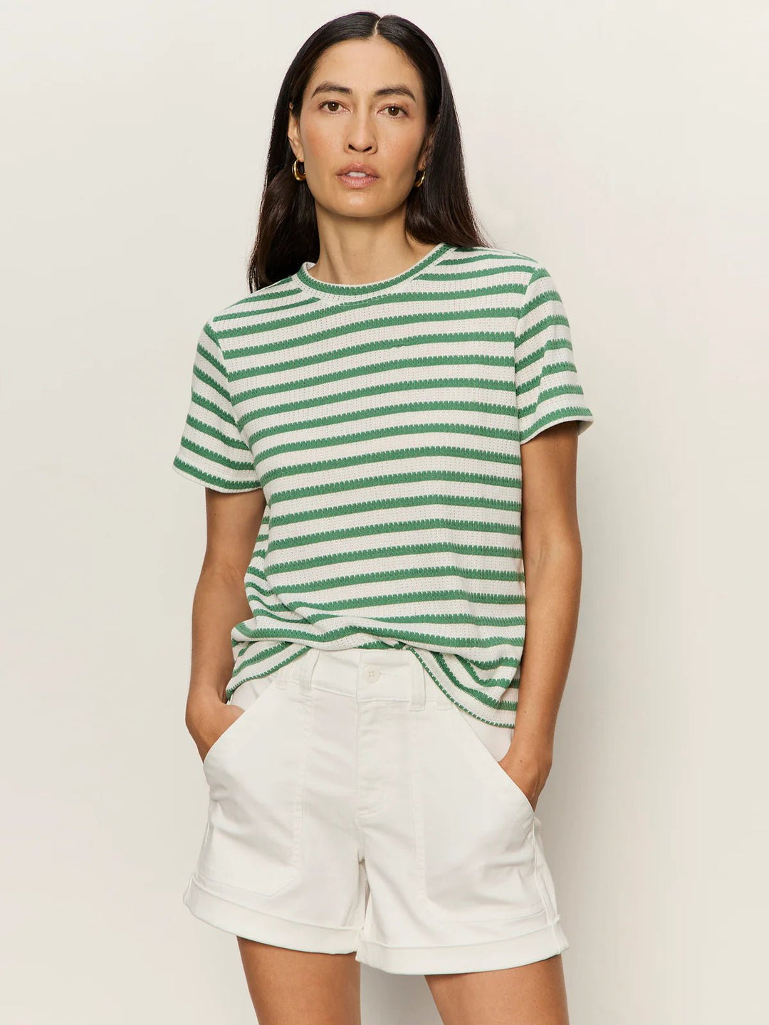 Sanctuary Perfect Textured Teeshort sleeve top