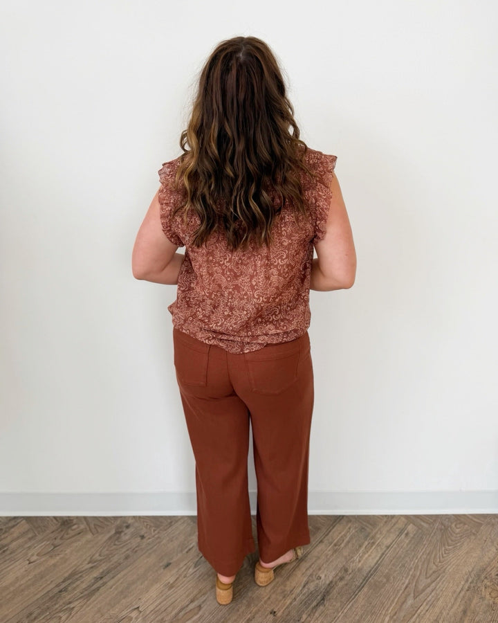 Sanctuary Soft Marine Wide Leg Crop Jeanscropped denim