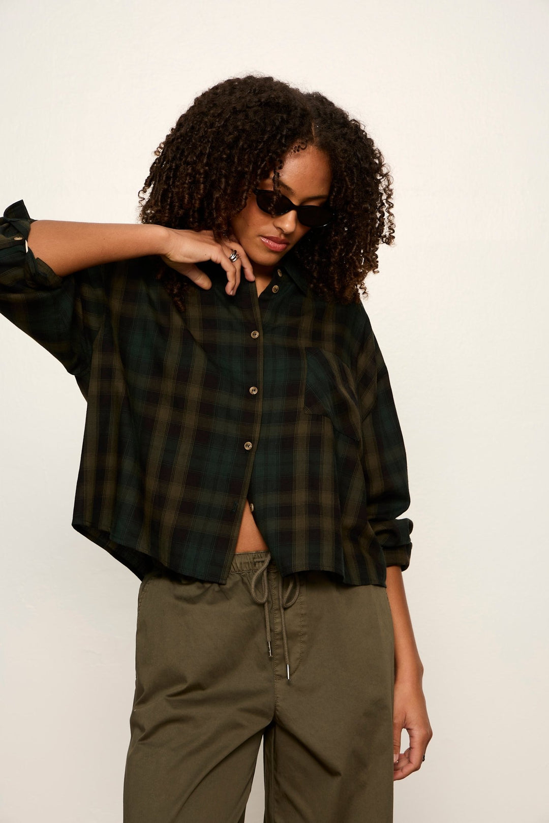 Sanctuary The Autumn Edit Flannelbutton down shirt