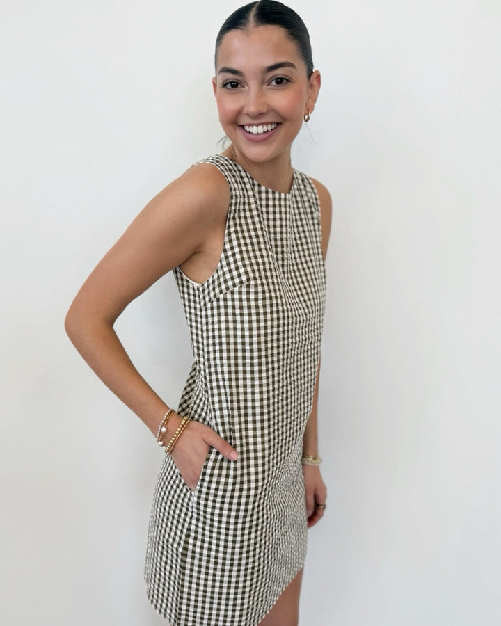 Sanctuary Way To Be Gingham Shift Dressmini dress
