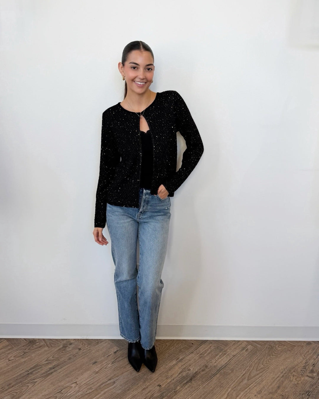 Sang Knit Cardiganlong sleeve knit