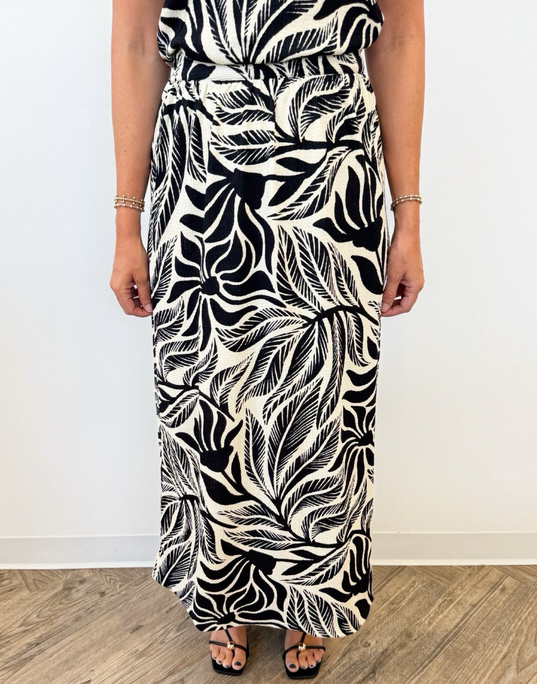 Santorini Printed Maxi Skirtskirt