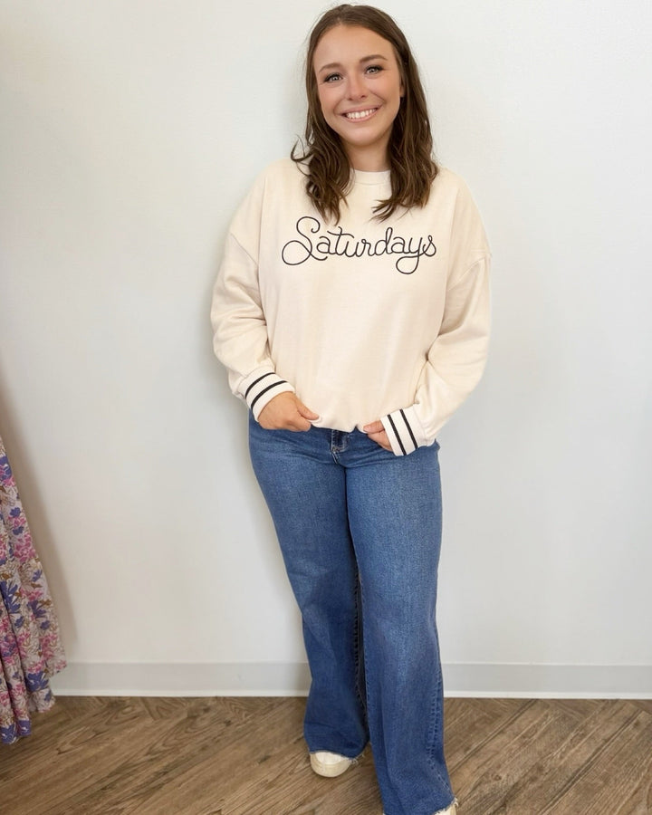 "Saturday" Graphic SweatshirtSweatshirt