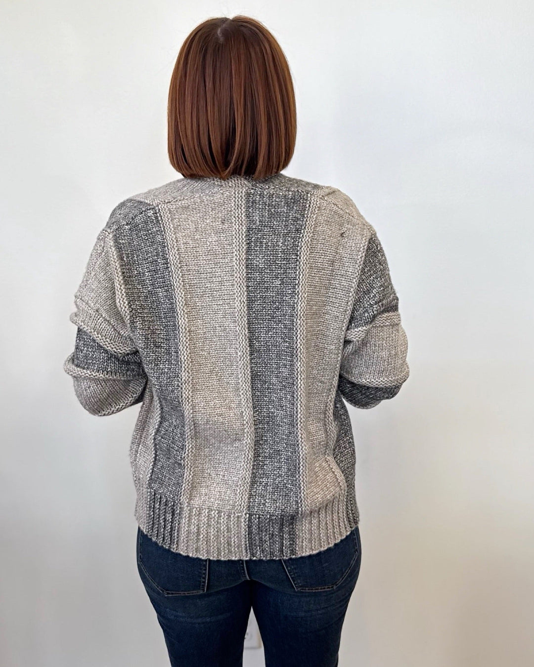 Scottie Colorblock Knit CardiganCardigan