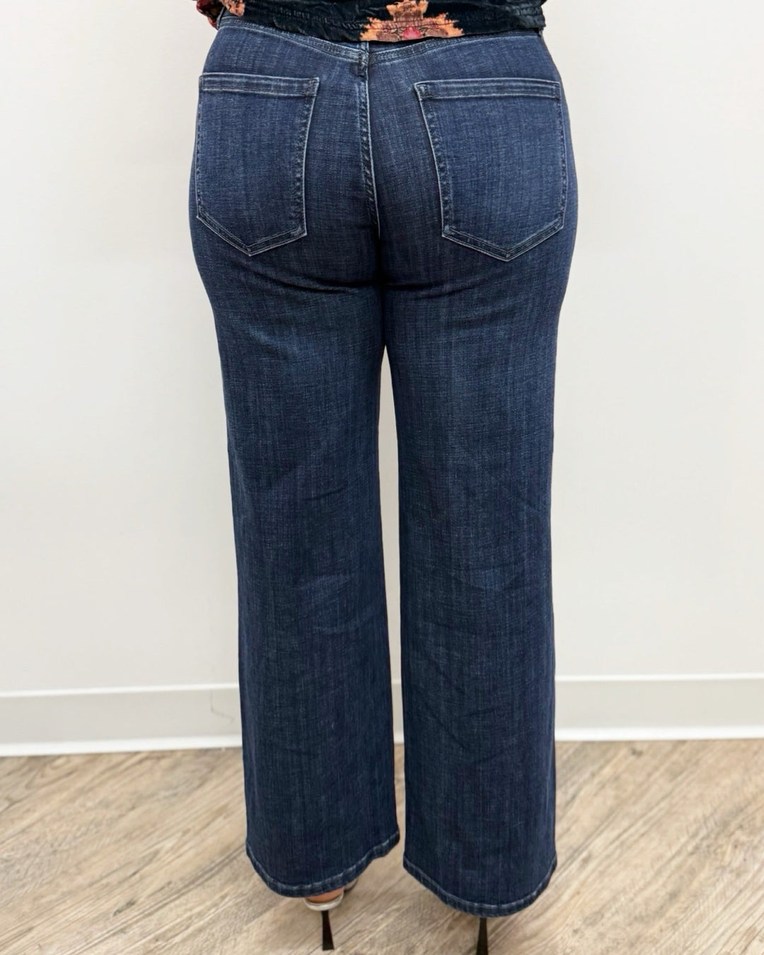 Selena bedazzled Wide Leg Jeans