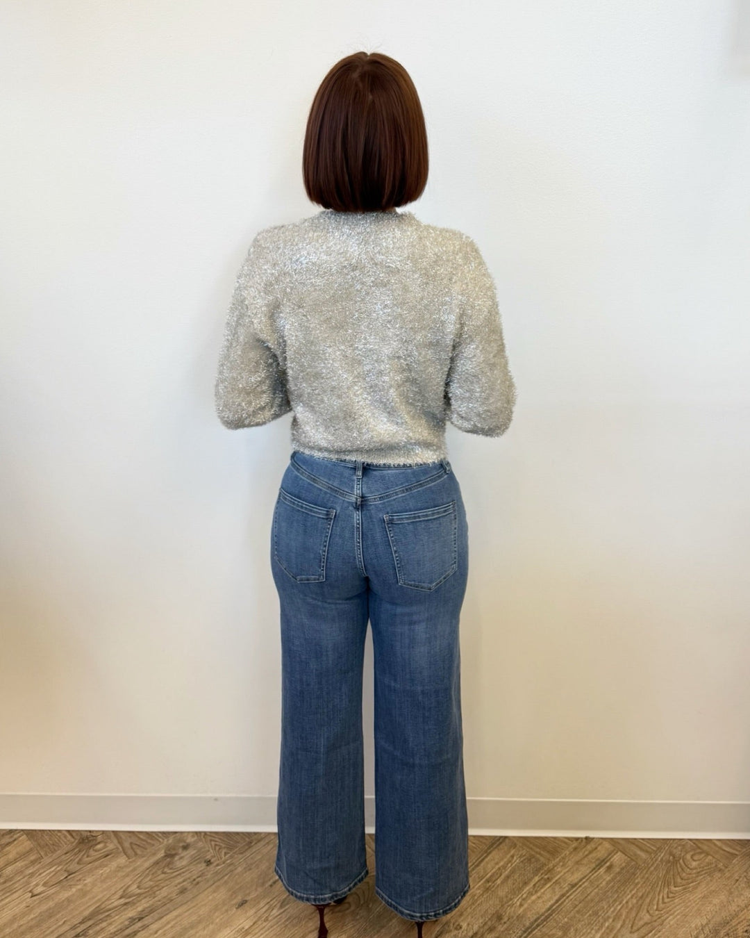 Selena bedazzled Wide Leg Jeans