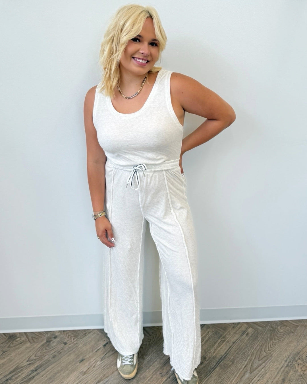 Seville Racerback Wide Leg JumpsuitJumpsuit