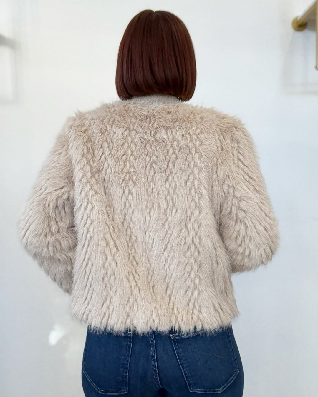 Shepard Cropped Fur CoatJacket