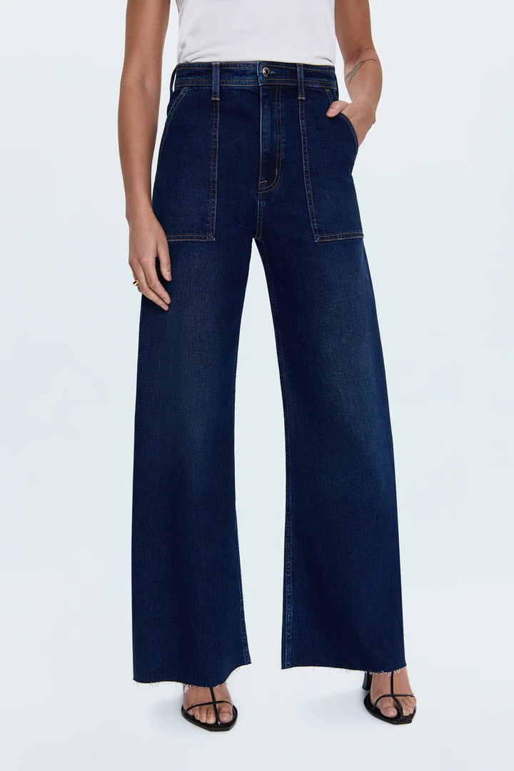 Silvana Wide Leg With Welt PocketsDenim Jeans
