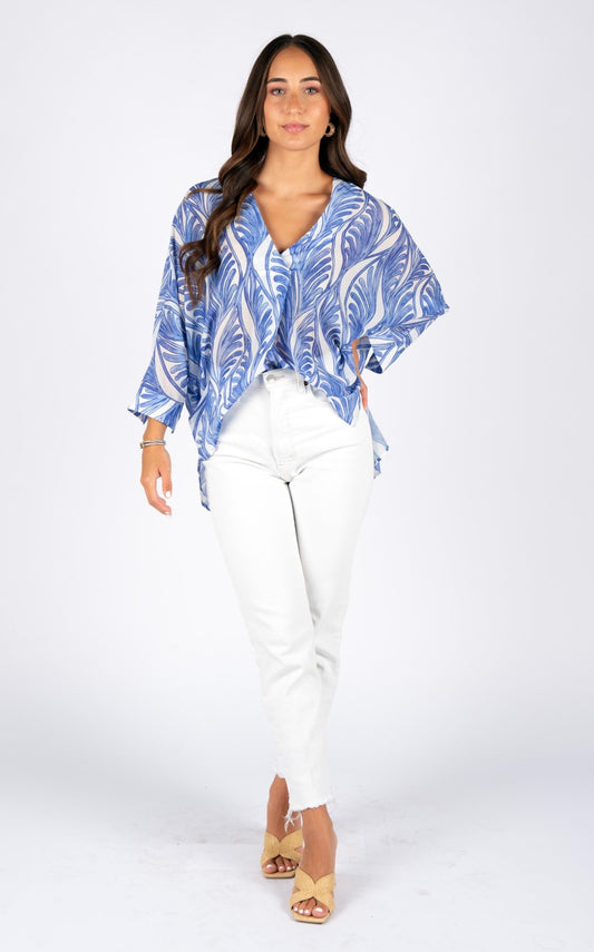Sincerely Ours Sabine Long Sleeve Printed TopTop