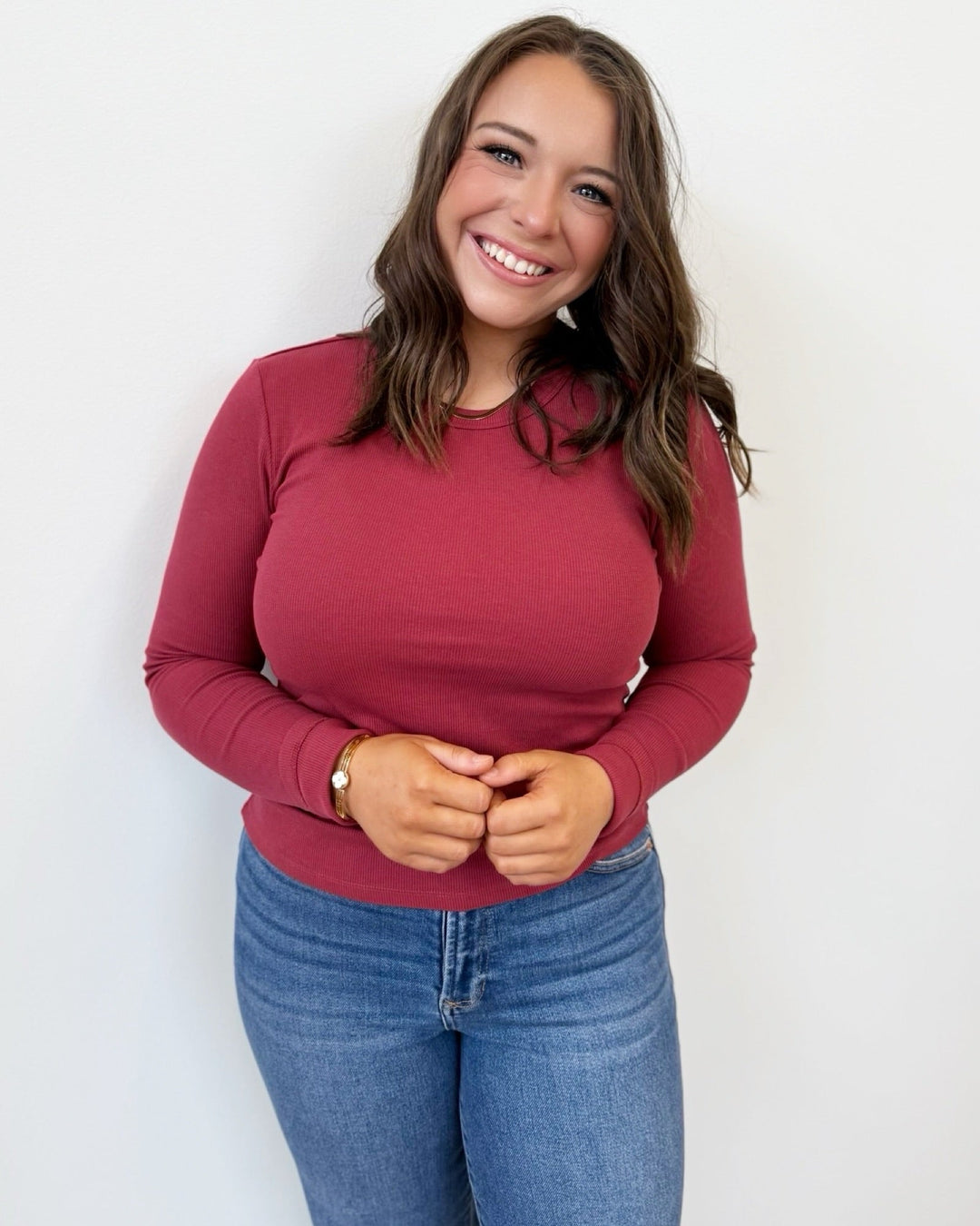 Soren Ribbed Long Sleeve ShirtLong Sleeve Top