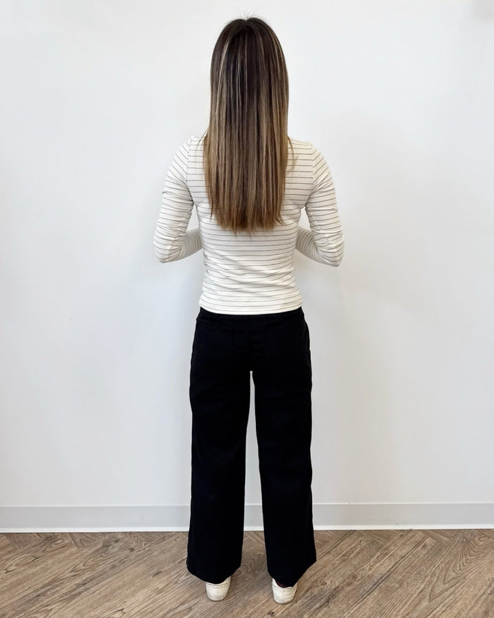 Soren Ribbed Long Sleeve ShirtLong Sleeve Top