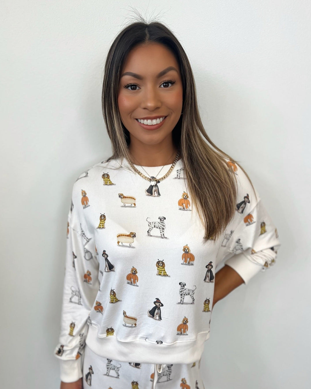 Spooky Pup Costume PJ Toplounge top