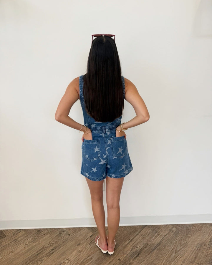 Starlight Denim Romperromper