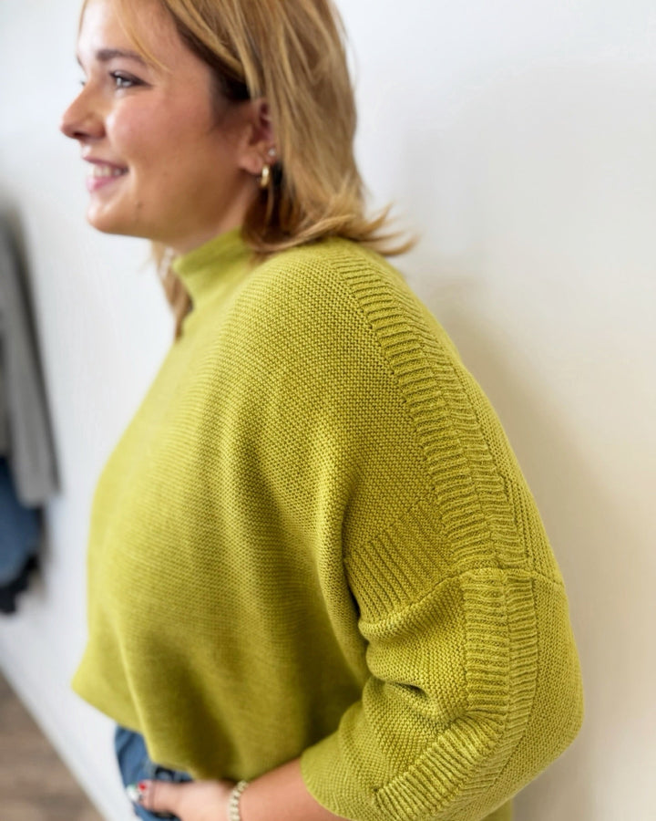Statler Boho Mock Neck Sweaterknit