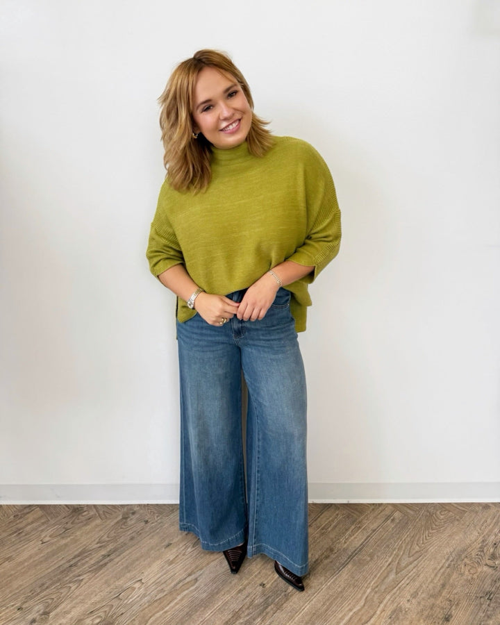 Statler Boho Mock Neck Sweaterknit