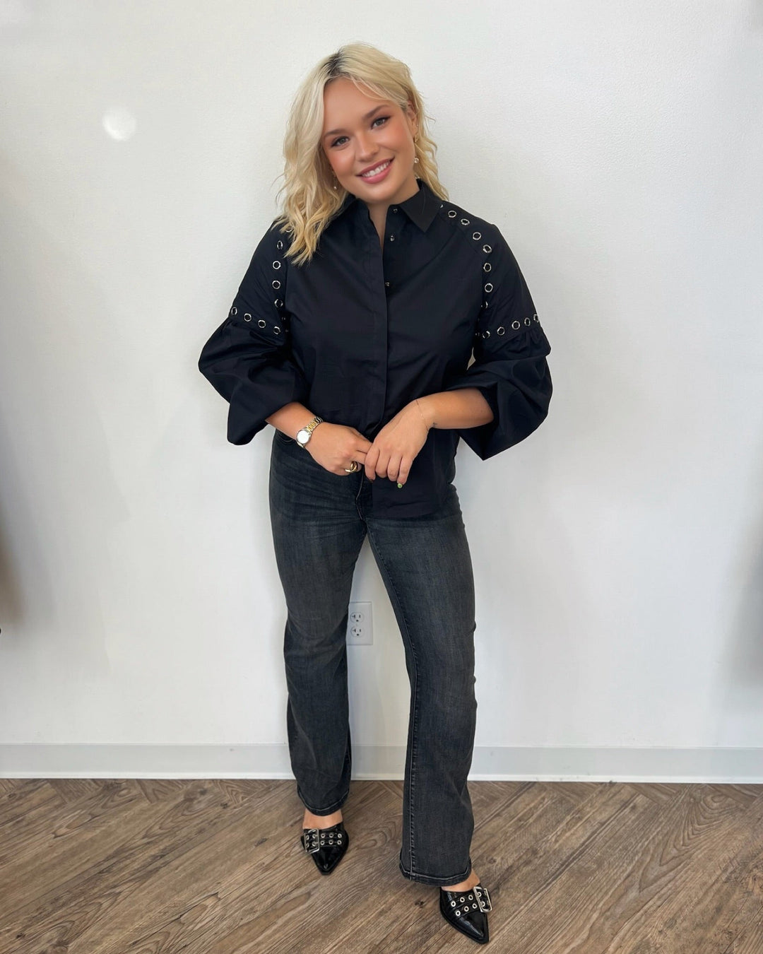 StraitLaced Annie Blouselong sleeve blouse