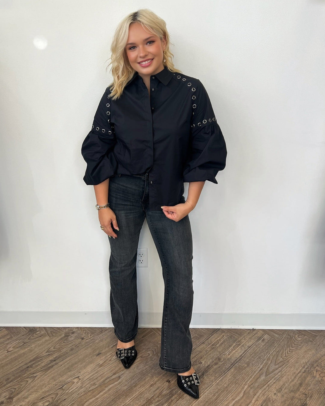 StraitLaced Annie Blouselong sleeve blouse