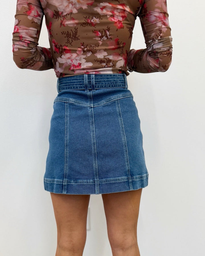 Tatiana Denim Mini Skirtskirt