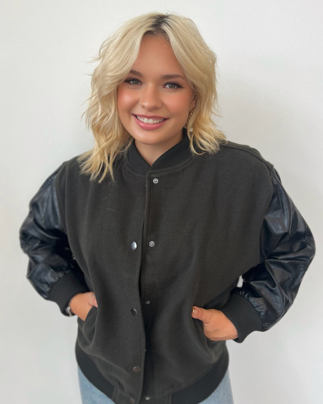 Tella Two Tone Oversized Jacket