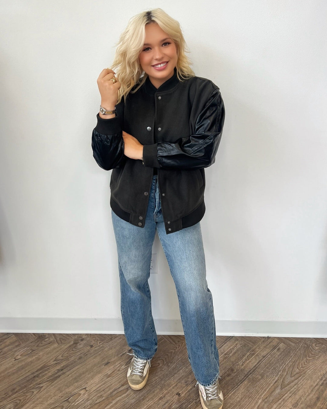 Tella Two Tone Oversized Jacket