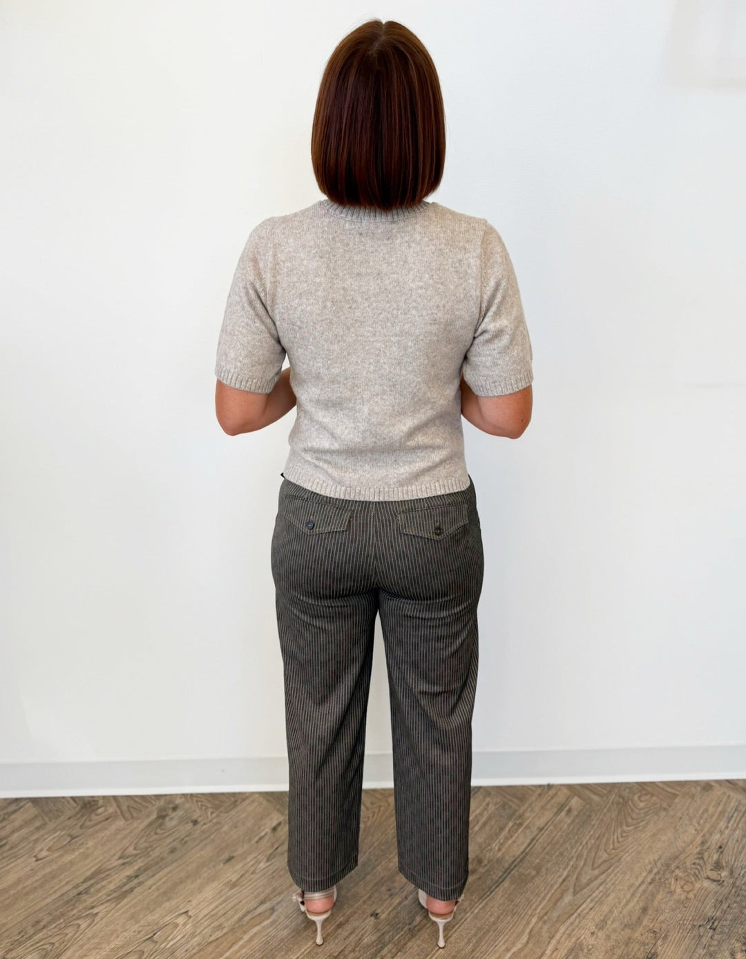 Thea Short Sleeve Knit Topknit top