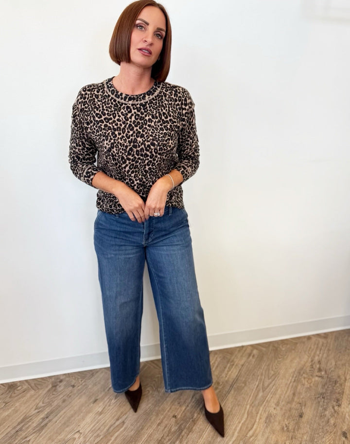 Thelma Printed Long Sleeve Top
