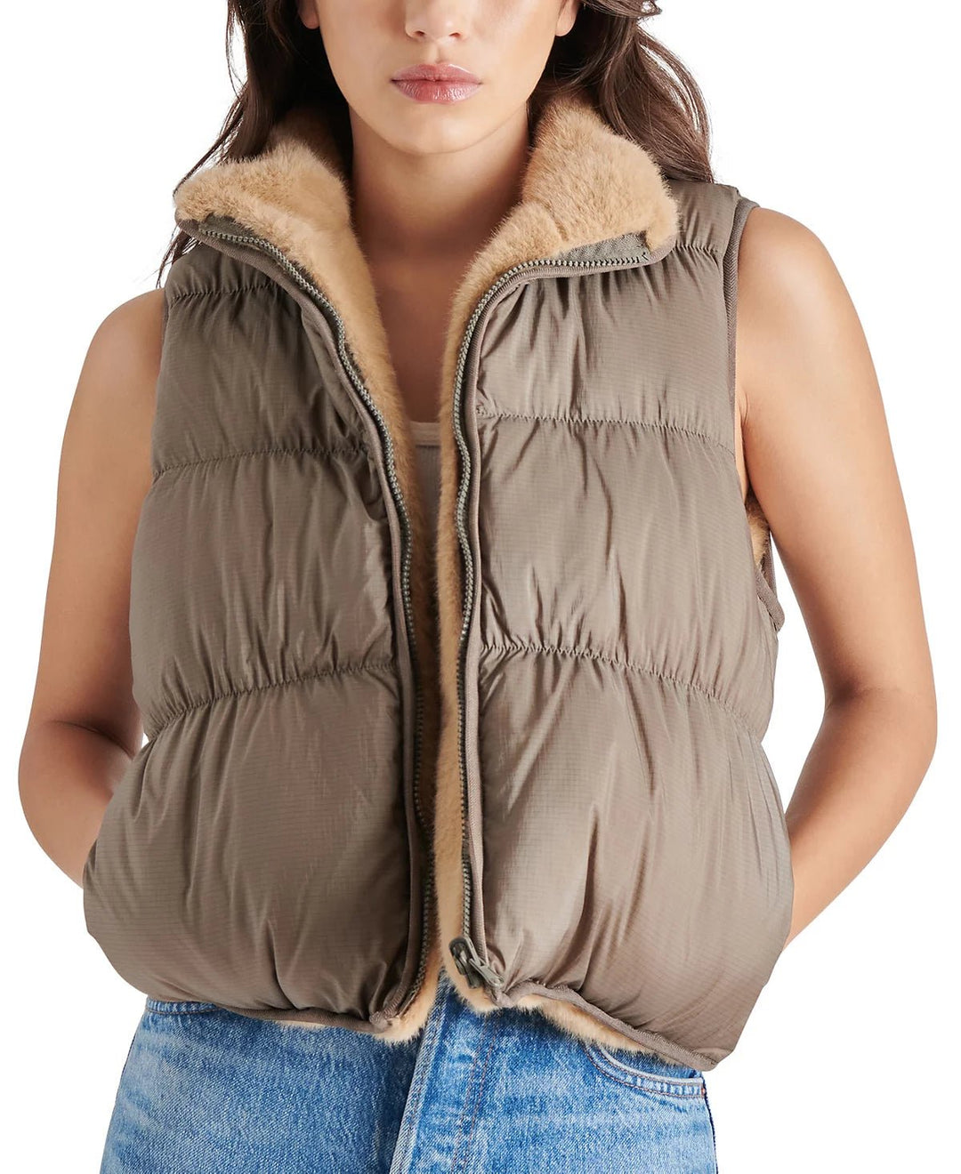 Theodora Reversible Fleece Vestvest