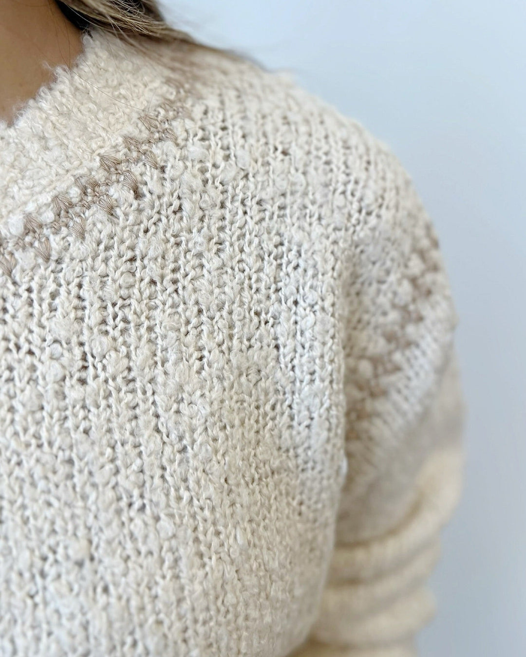 Tia Chunky Yarn SweaterSweater