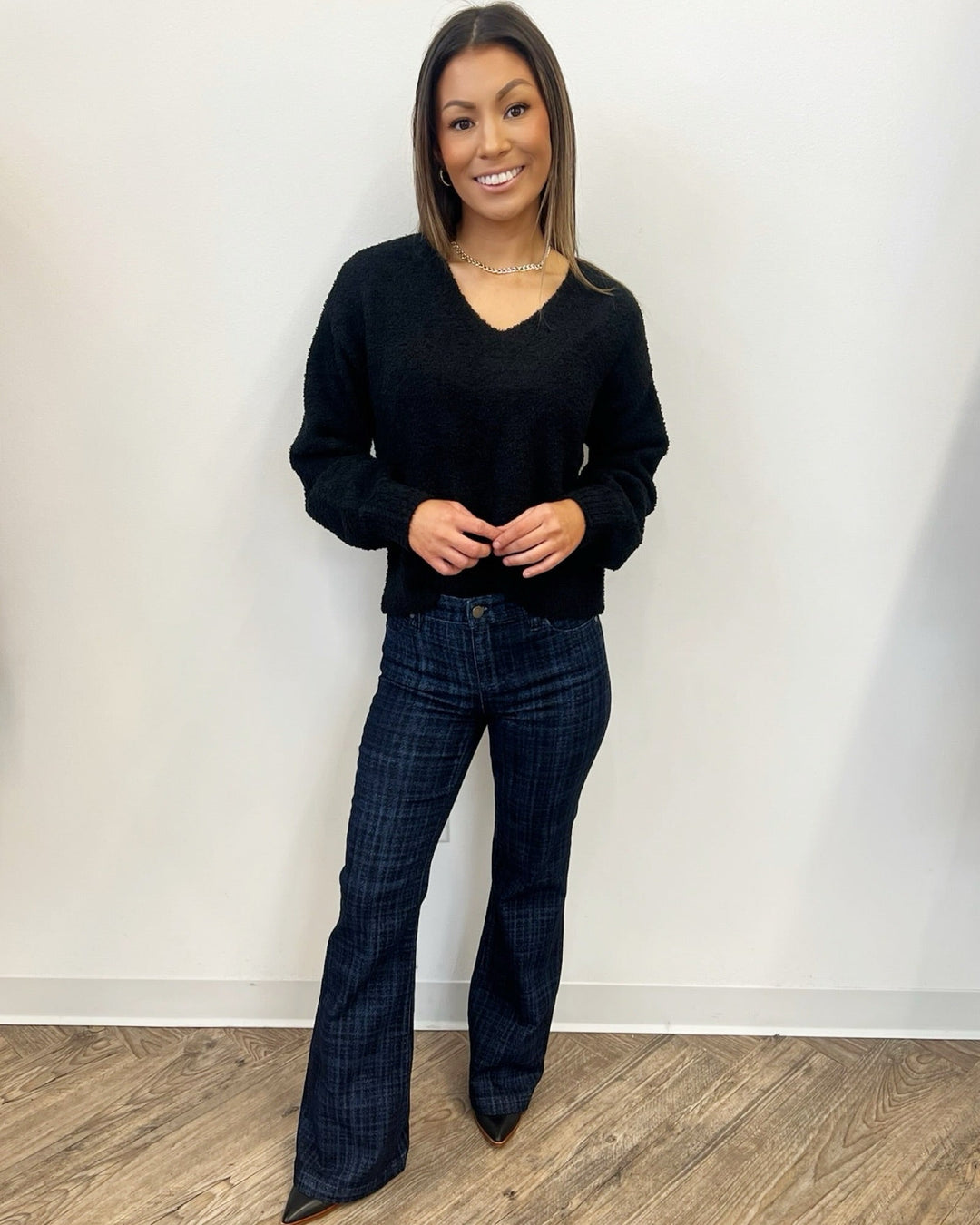 Tinsel Woven Knit Sweaterknit