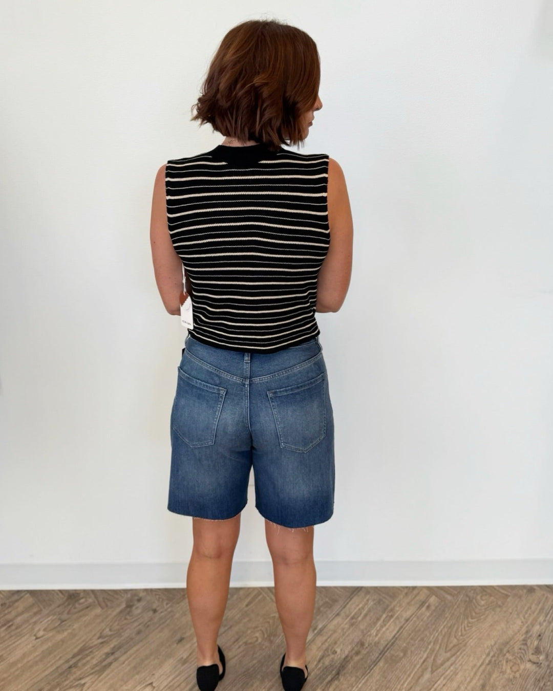 Tira Striped Sleeveless Topsleeveless top