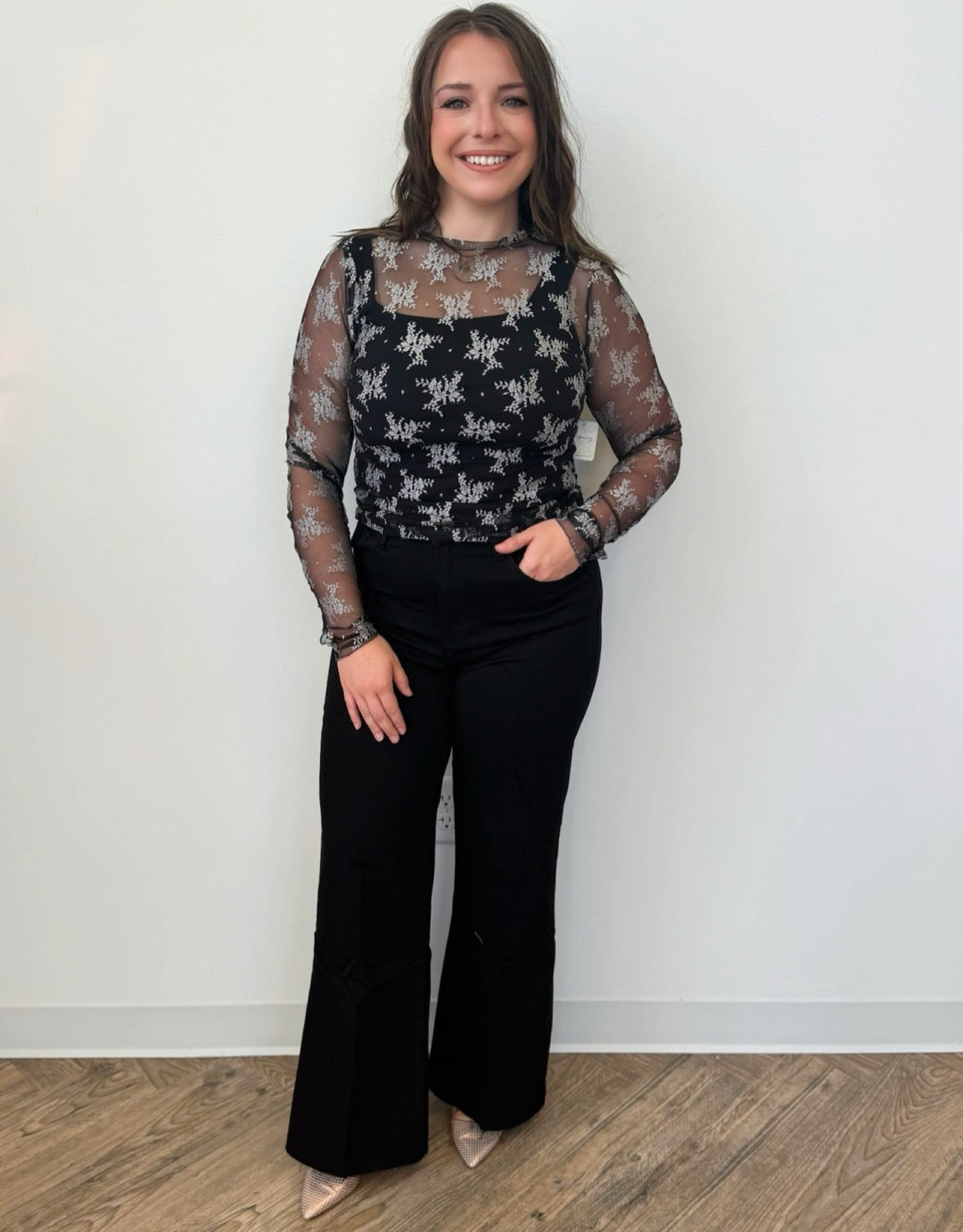 Tomi Layering Lace Toplayering top