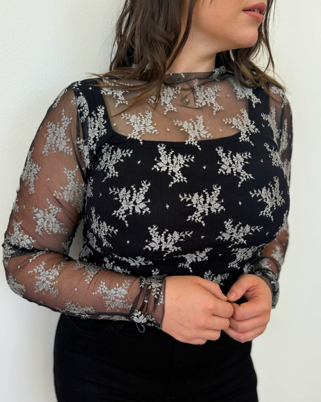 Tomi Layering Lace Toplayering top