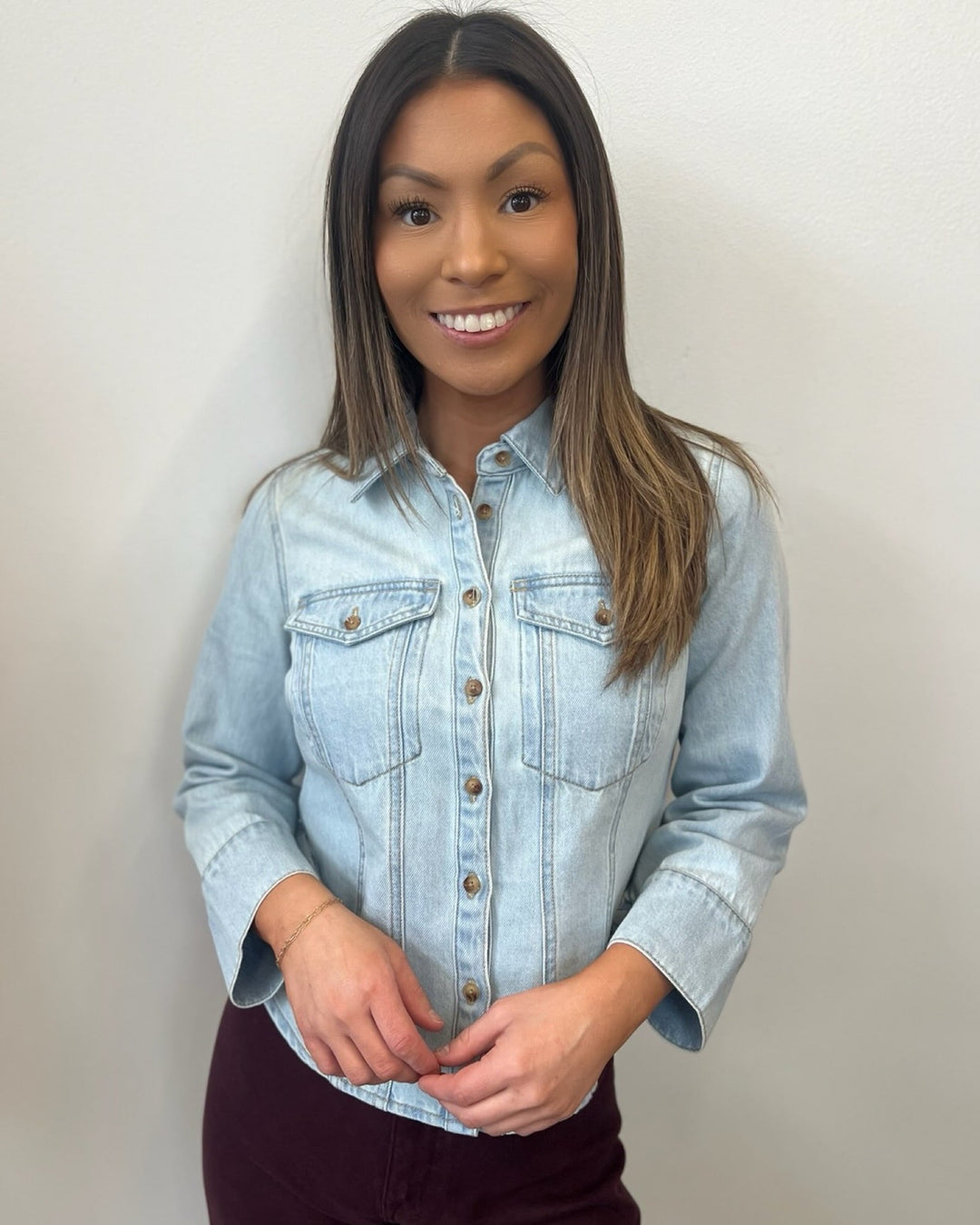 Torren Denim Button Down Shirtbutton down shirt