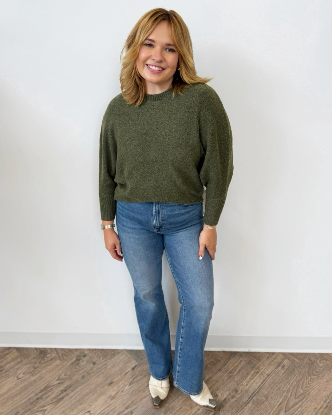Tulan Knit Toplong sleeve knit