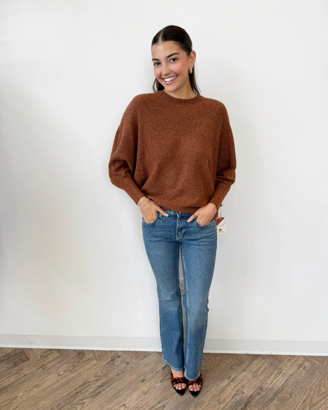 Tulan Knit Toplong sleeve knit